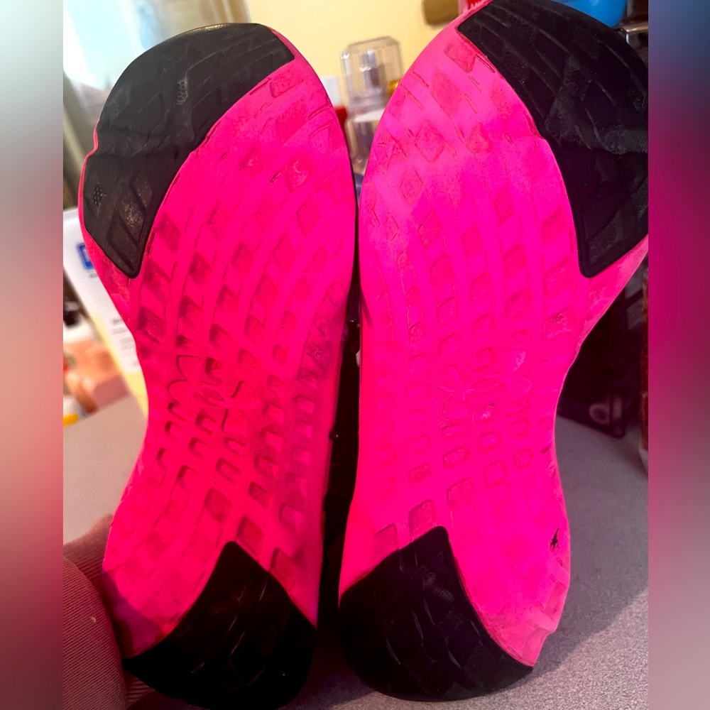 Under Armour Pink and Black Women's Sneakers - Picture 4 of 5